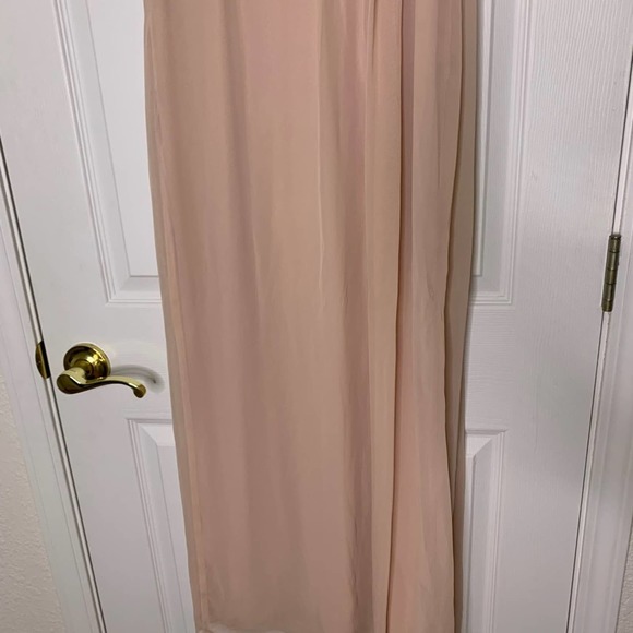Adrianna Adrianna Papell Blush Pink Chiffon Formal Dress size 10 - Picture 8 of 10